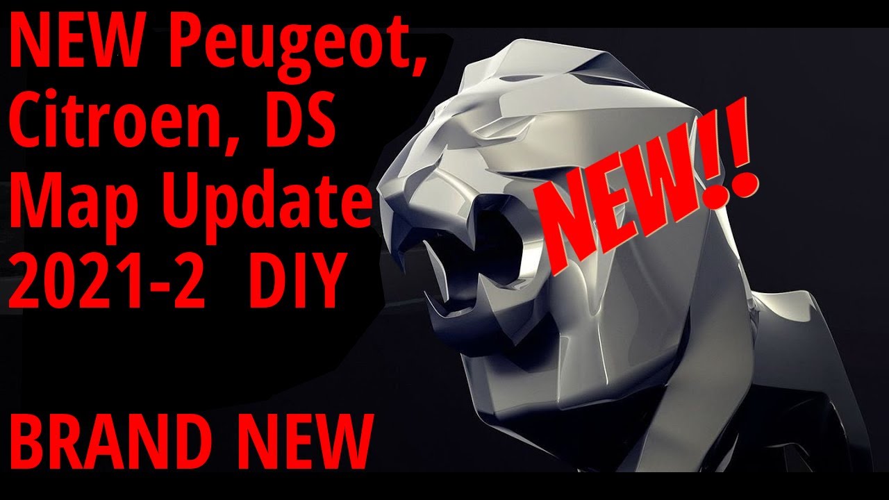NEW Peugeot, Citroen, DS Map Update 2021-2 DIY