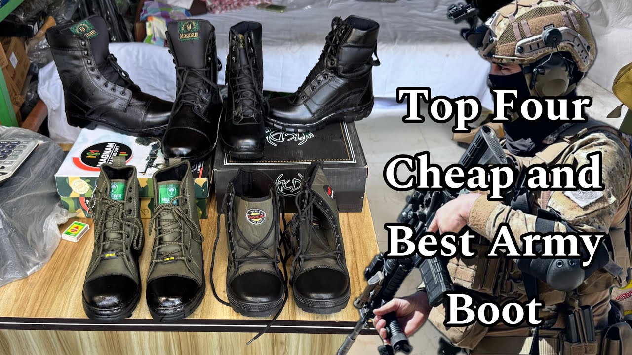 Top Four Cheap And Best Army Boot In India