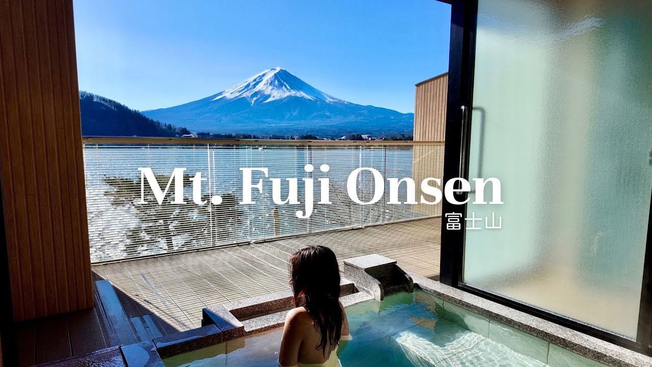 Mt. Fuji UBUYA Hot Spring with Outdoor Bath View | 3 Days in Lake Kawaguchi | Japan Travel Vlog 2025