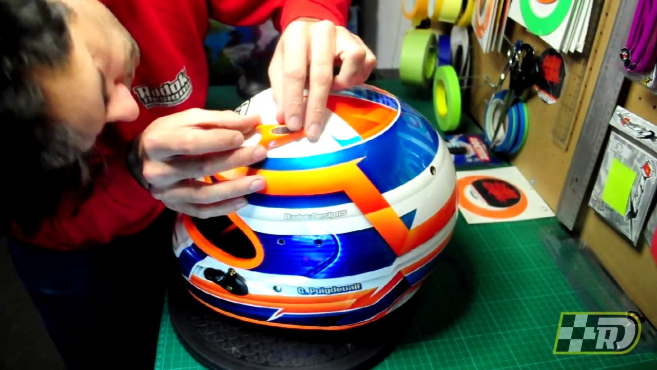 Tutorial, pasos para pintar un casco de Karting - Step by step helmet painting