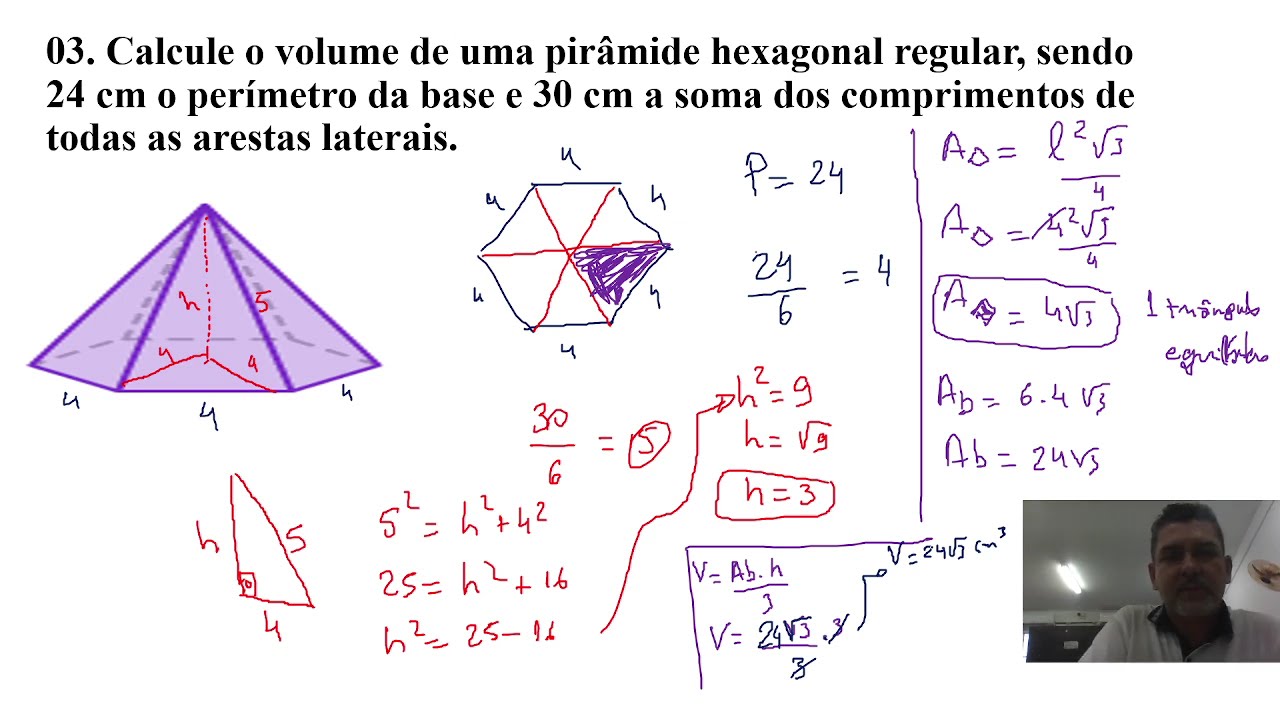 Perímetro, Área e Volume.  p2