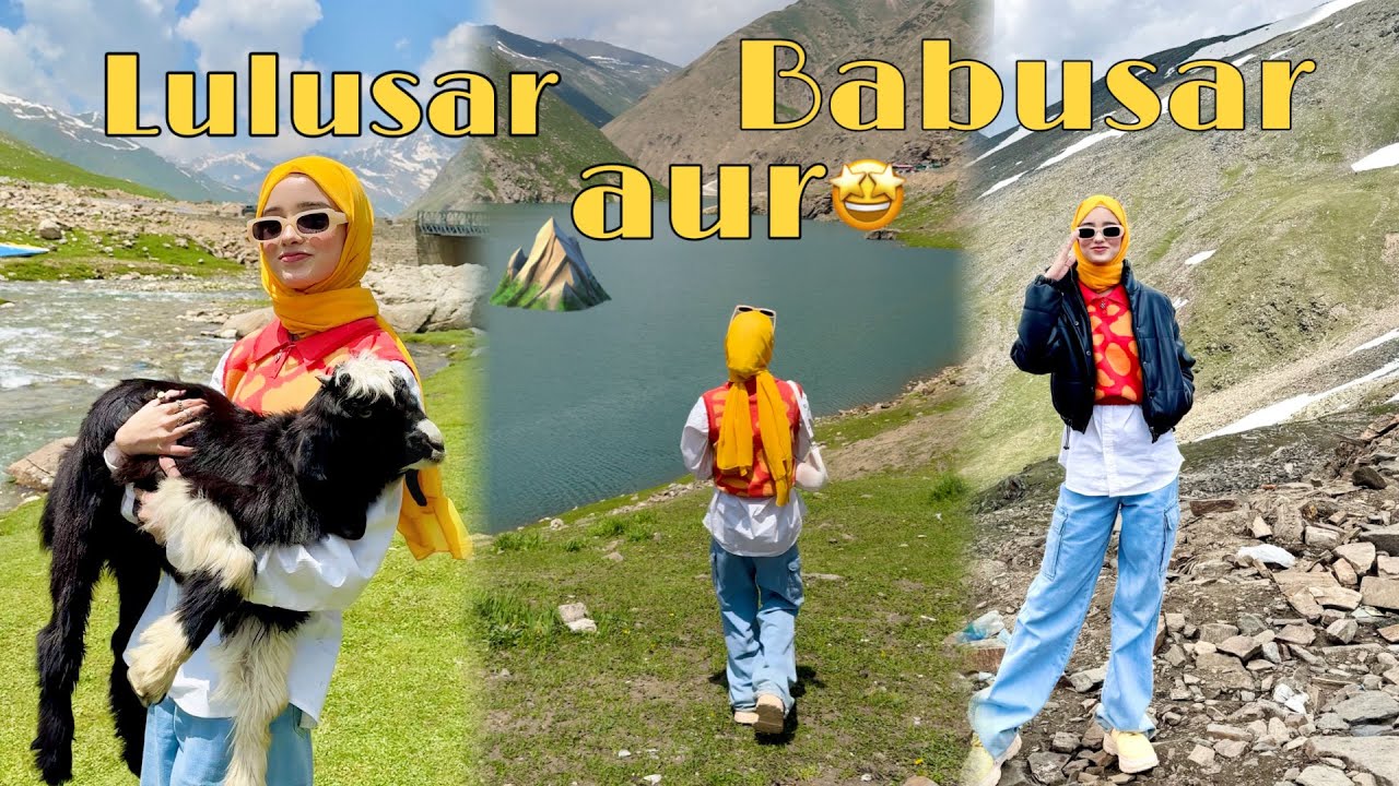 Lulusar lake aur babusar top🤩🫶🏻 // Naran to hunza // Yusma Akhund