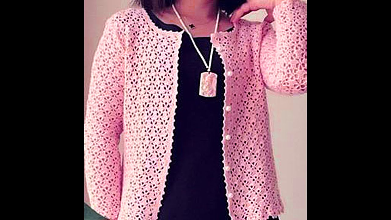 🌿 Descubre La Elegante Puntada  Para Chaquetas a Crochet  ¡Dale Vida a tus Proyectos!