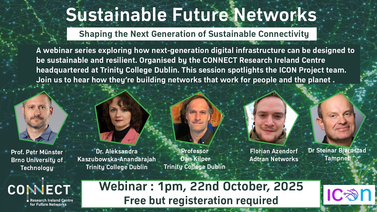 Sustainable Future Networks Focus on ICON Project