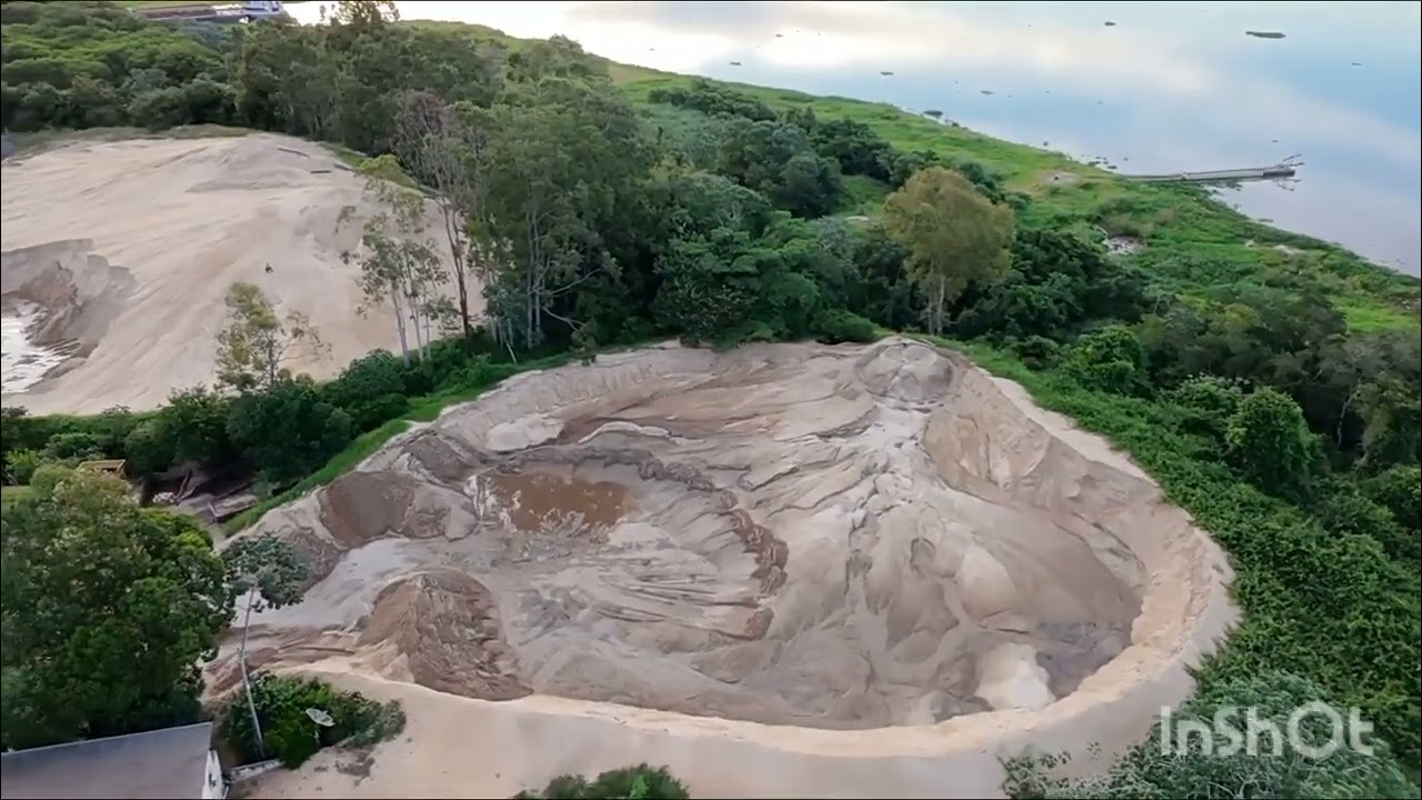 As belezas da Fronteira. o entardecer voo com drone 