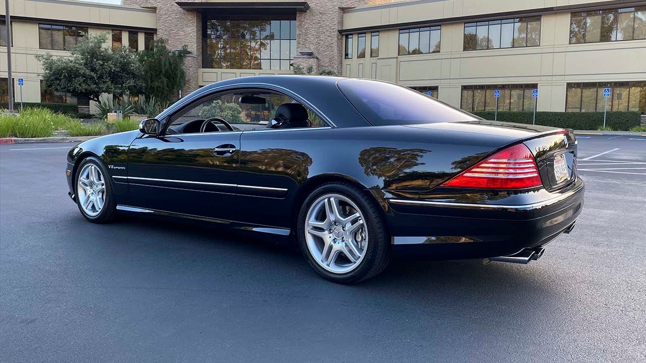 2005 Mercedes CL55 - Driving Around Parking Lot