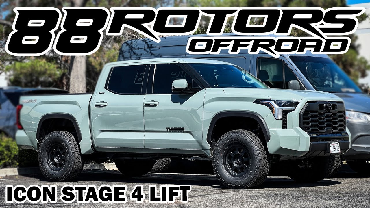 ICON STAGE 4 SUSPENSION LIFT ON 2023 TOYOTA TUNDRA TRD OFFROAD