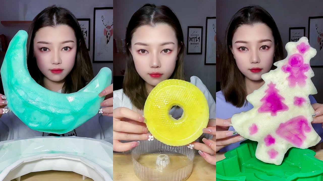 ASMR ICE EATING - MUKBANG ICE EATING CRUNCHY SOUNDS