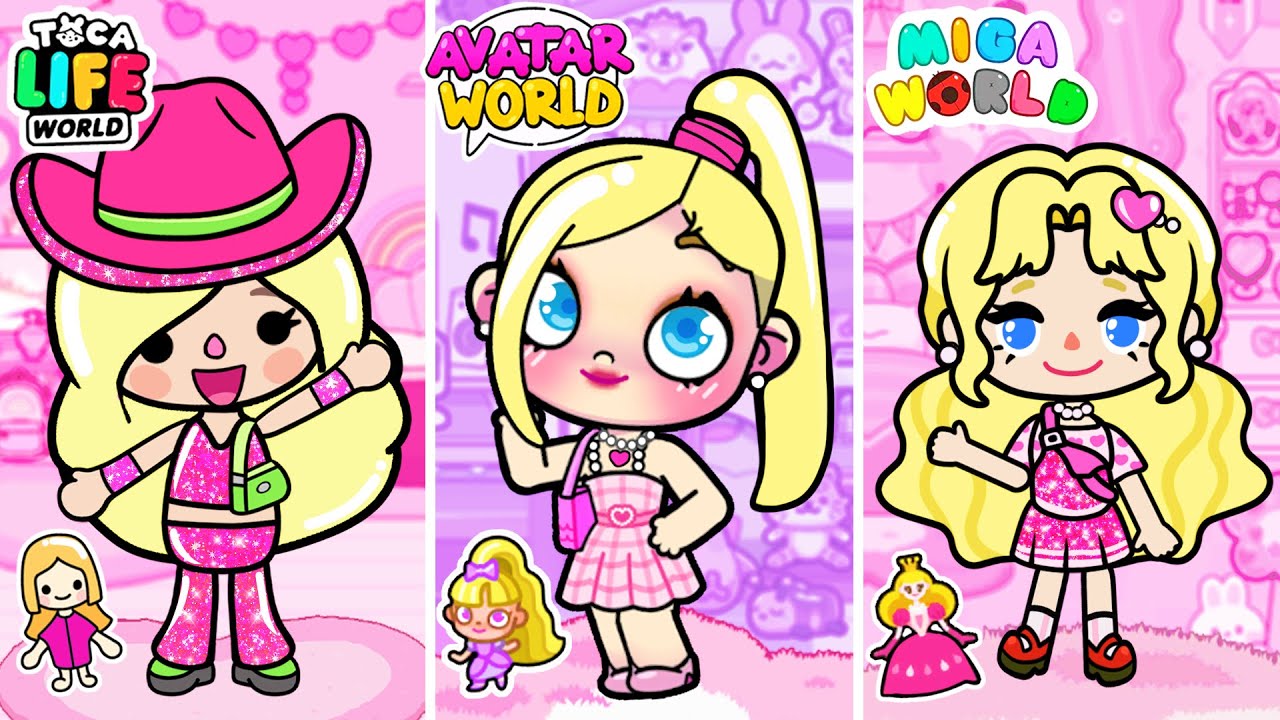 Barbie w Avatar World kontra Toca Boca kontra Miga World!