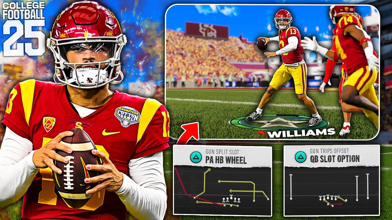 How To Run Caleb Williams Heisman Offense (College Football 25)
