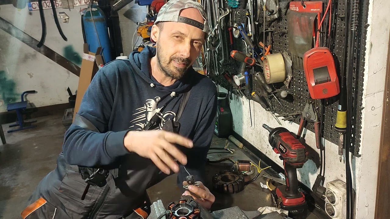 Generátor,tekercs,jelado, motorvezérlők.