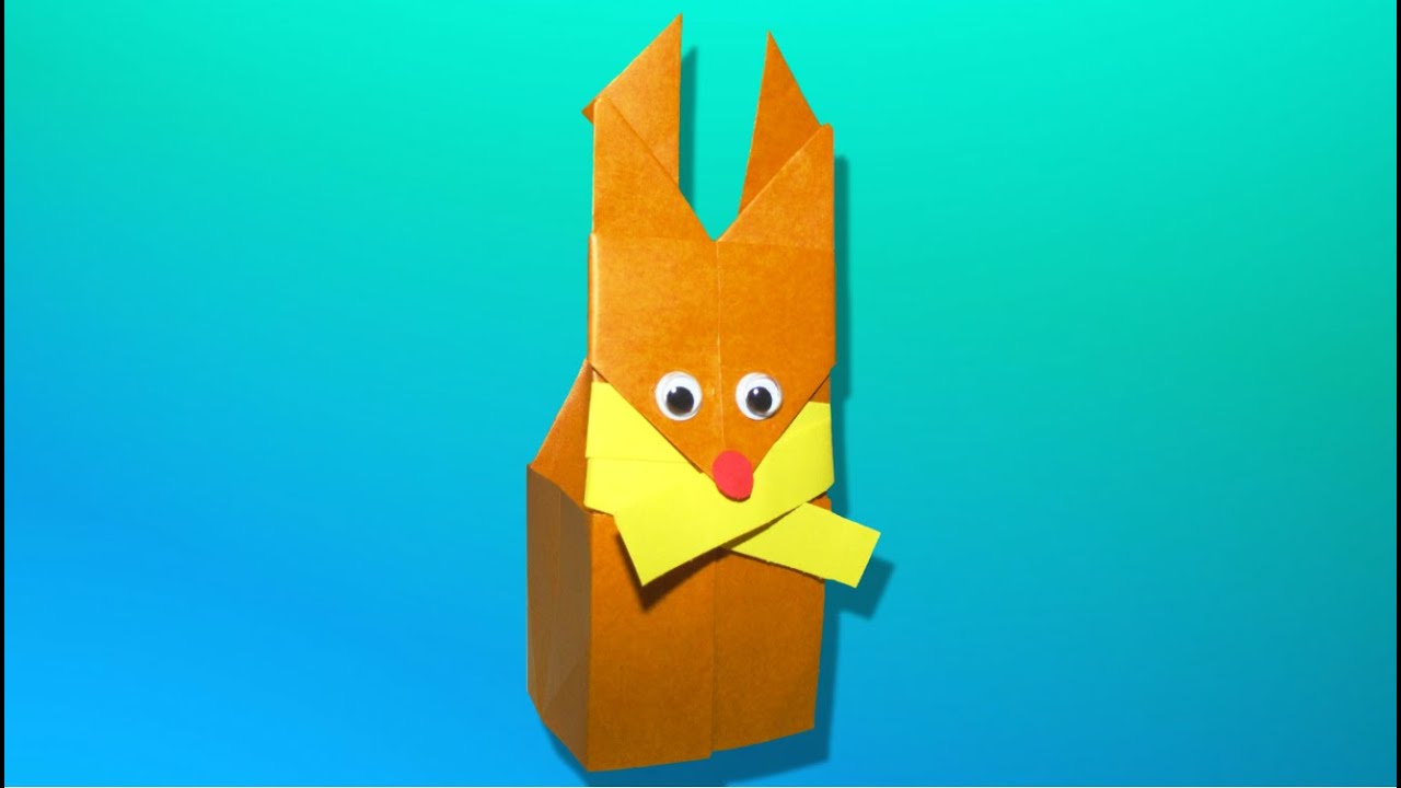 Origami : 🎁 Boîte 🦌 « Renne » pour les cadeaux de 🎄 Noël