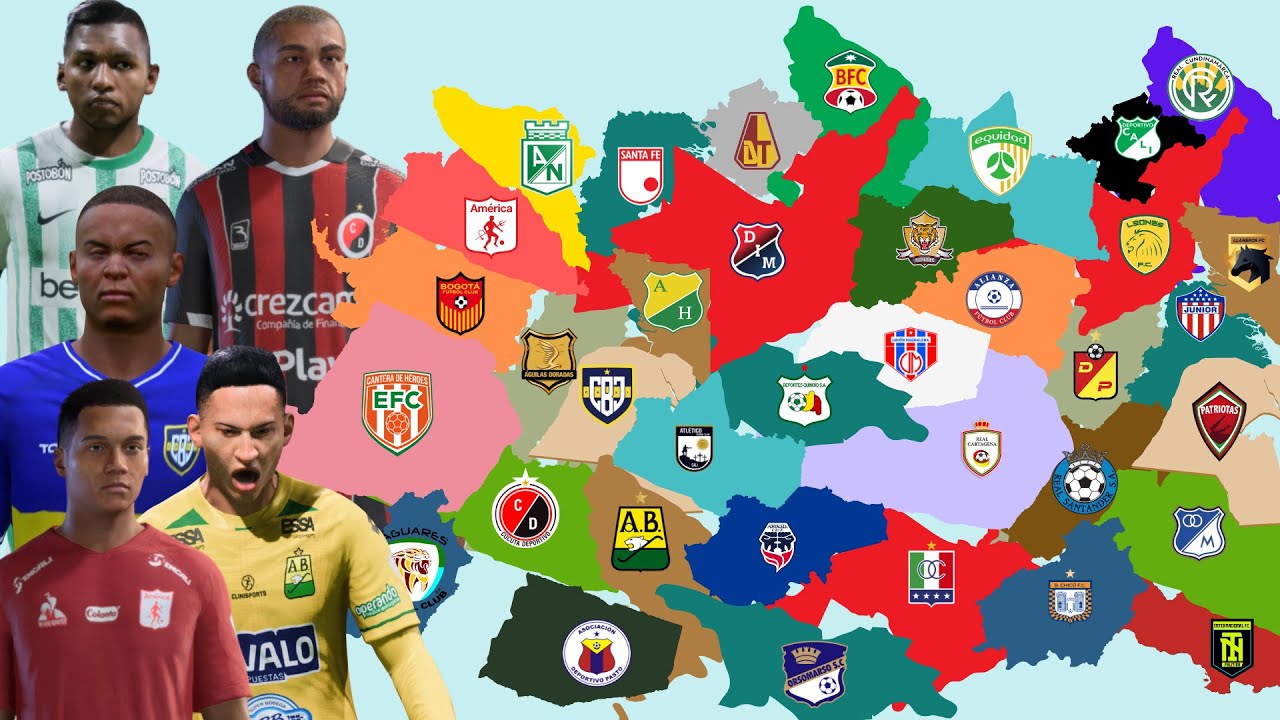 36 CLUBES COLOMBIANOS  EN EA FC IMPERIALISMO