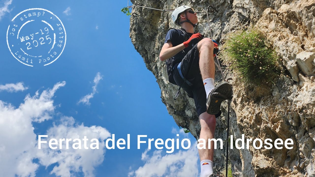 Ferrata del Fregio am Idrosee