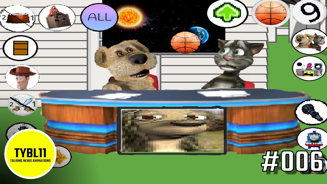 Gameplay #006 | Talking Tom and Ben News Crazy Weird 2025 Scratch Edition