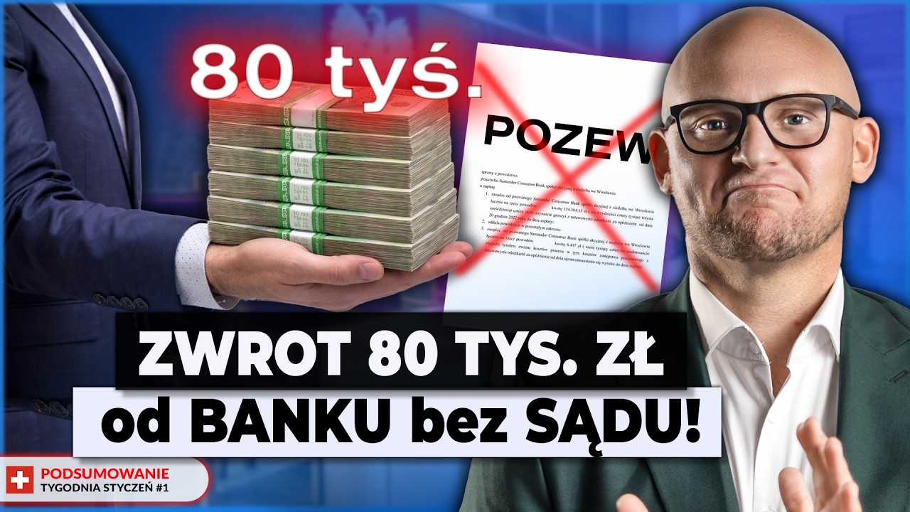 BANK się PODDAŁ bez SĄDU i oddał 80 TYS. ZŁ! Dlaczego ODPUSĆIŁ? (SKD, TSUE, POLISY, WALORYZACJA)