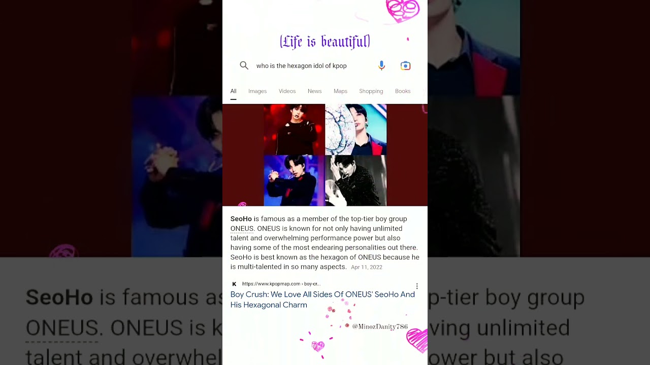 Here you go, Seoho from Oneus is THE hexagon idol of the kpop industry and the WHOLE music industry.
