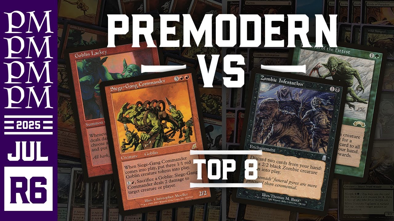 RG Goblins vs Survival Infestation -  TOP 8/Round 6 - JULY 2025 Premodern Tournament