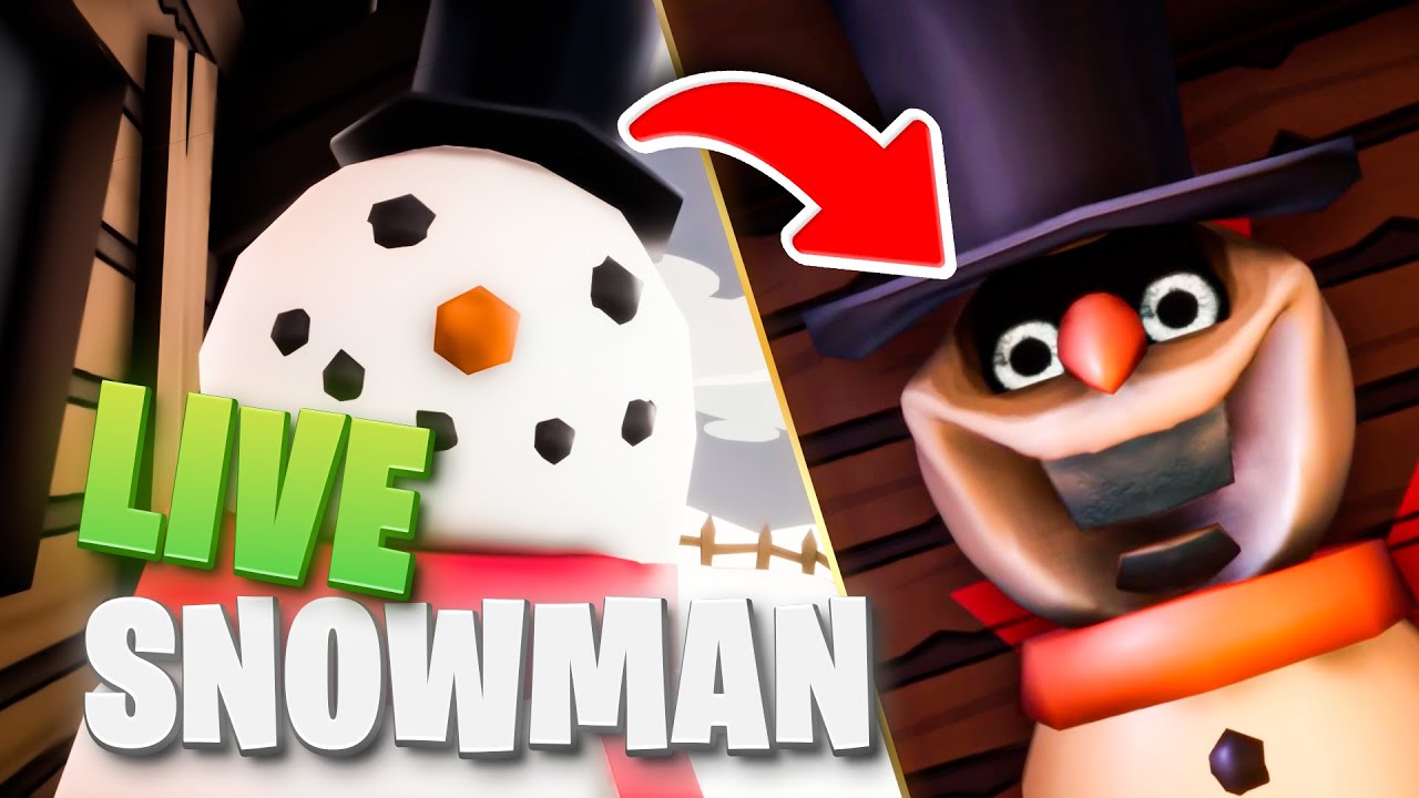 How to Build a LIVE Snowman