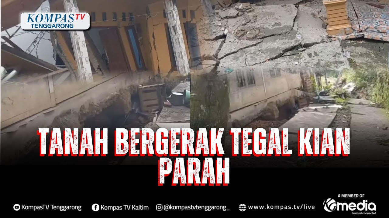 Warga Tegal Direlokasi Imbas Tanah Bergerak