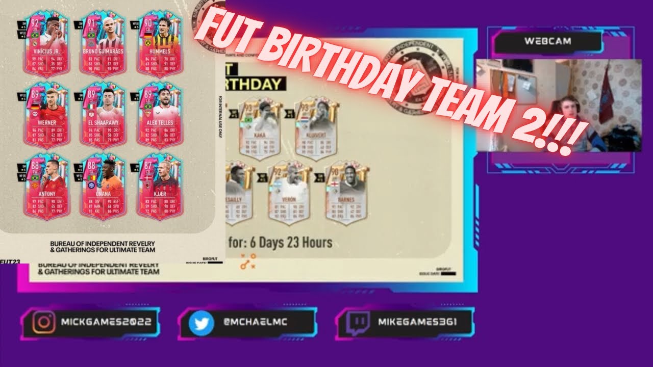Fut Birthday Team 2 Pack Opening!!!