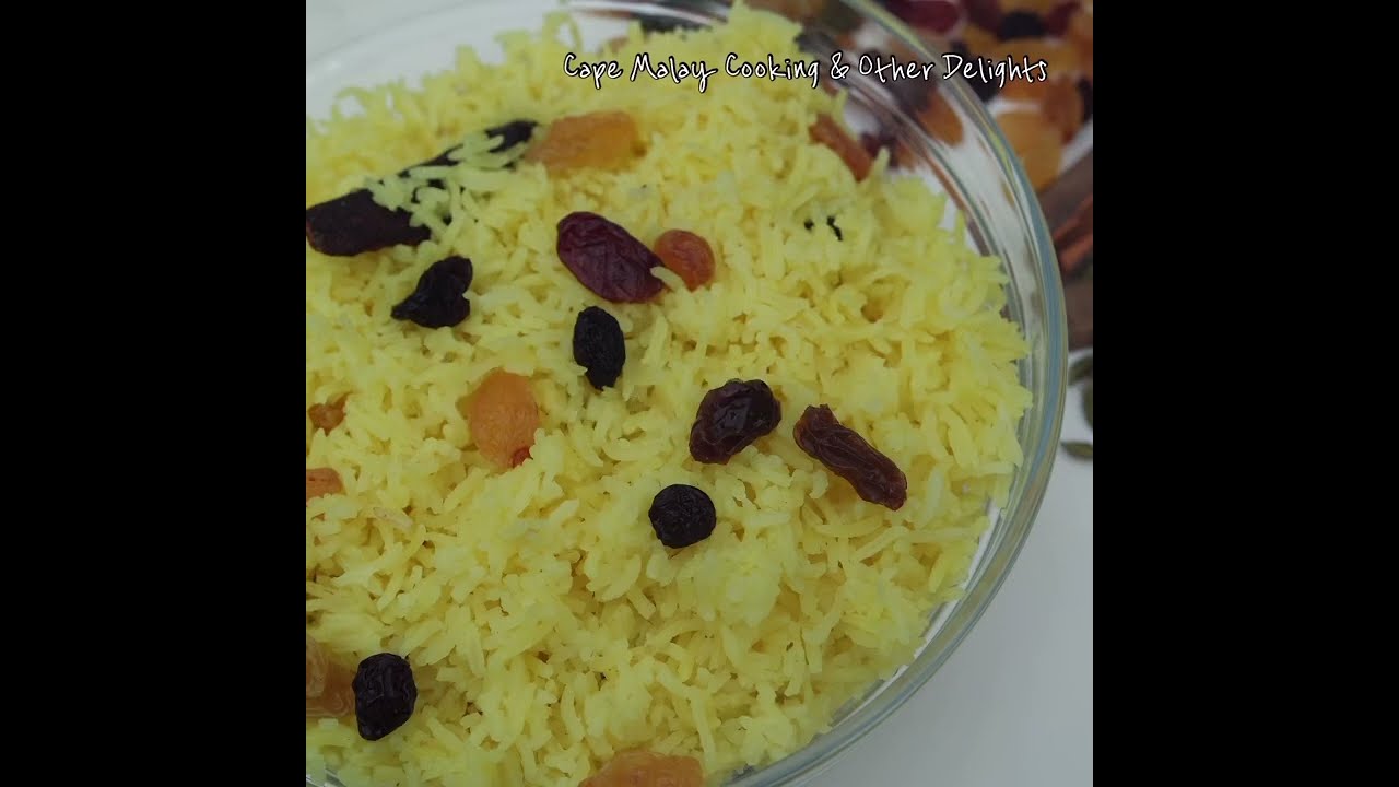 Сладкий желтый рис @capemalaycooking