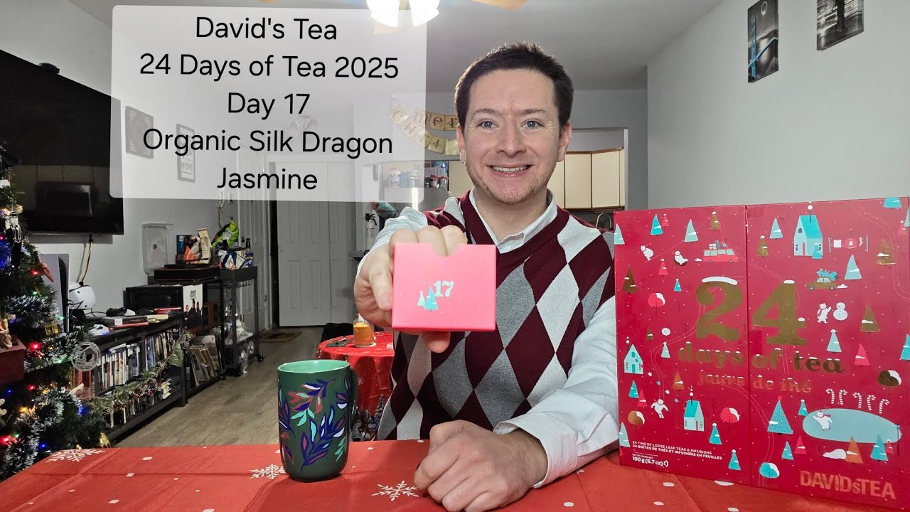 David's Tea 24 Days of Tea 2025 : Day 17 Organic Silk Dragon Jasmine 