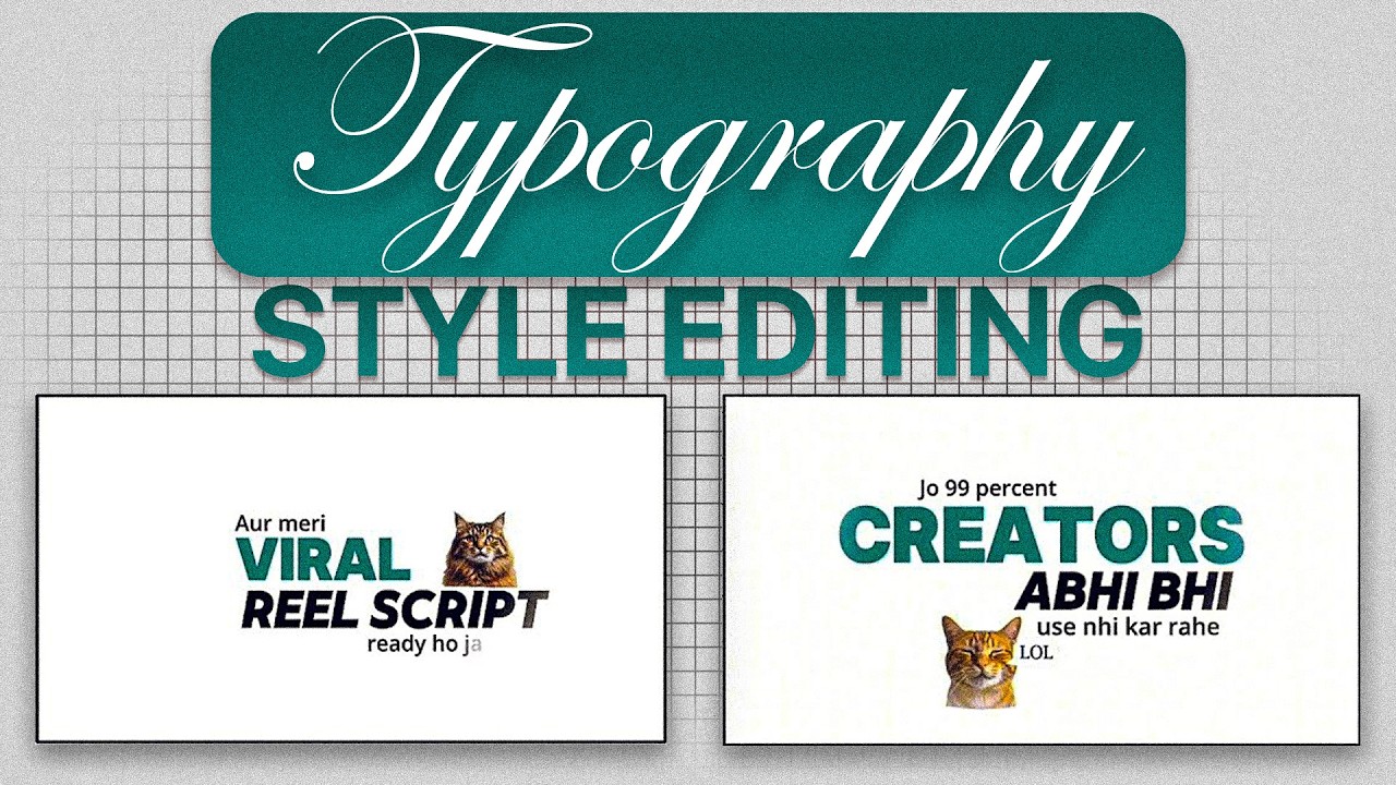 How To Make Viral Typography Reels in Capcut (Beginner to Pro) | Instagram Trending Typography Reels