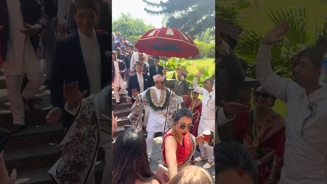 Asmi Shrestha wedding groom #happymarriage #asmi #congratulations #shorts