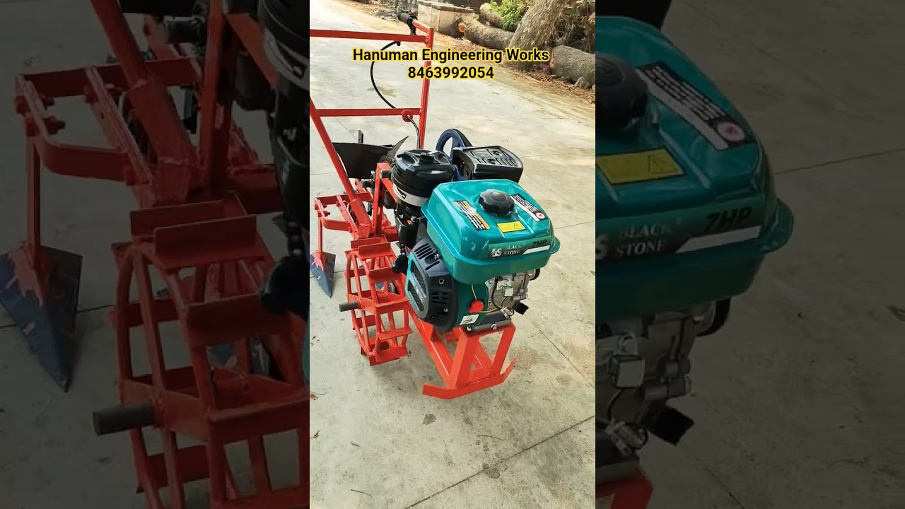SINGLE WHEEL POWER WEEDER #farming #agriculture