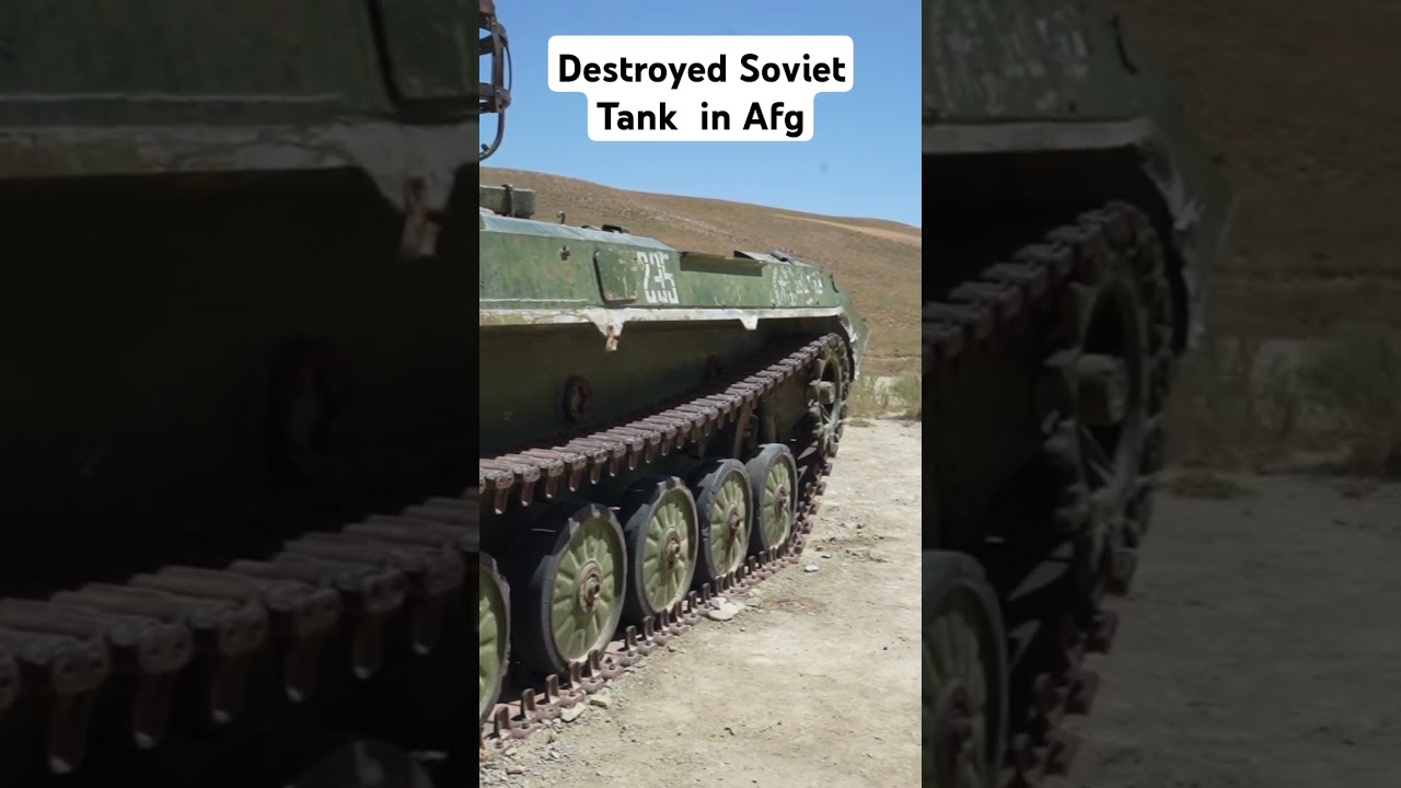 The Destroyed Soviet Tank in Afghanistan | Graveyard of Russian tank