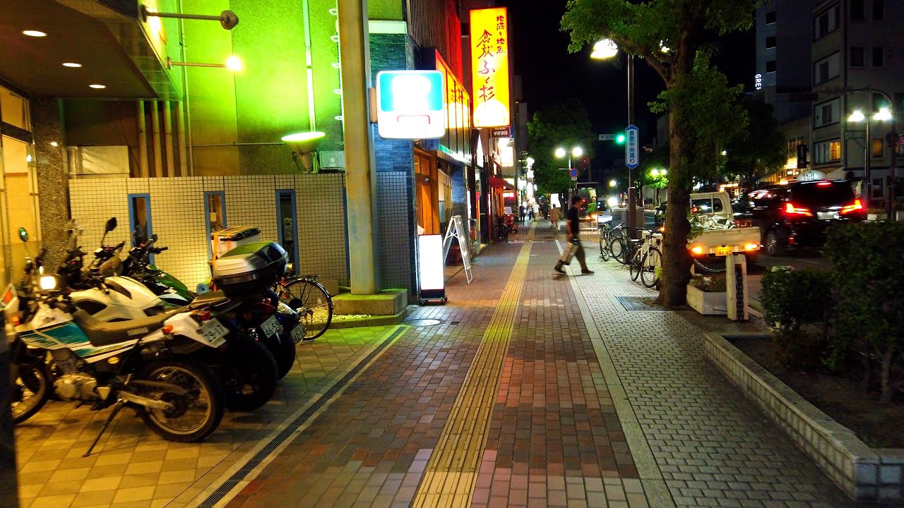 【4K】Japan Walking Tour - Kurashiki Station to Kurashiki Bikan Historical Quarter