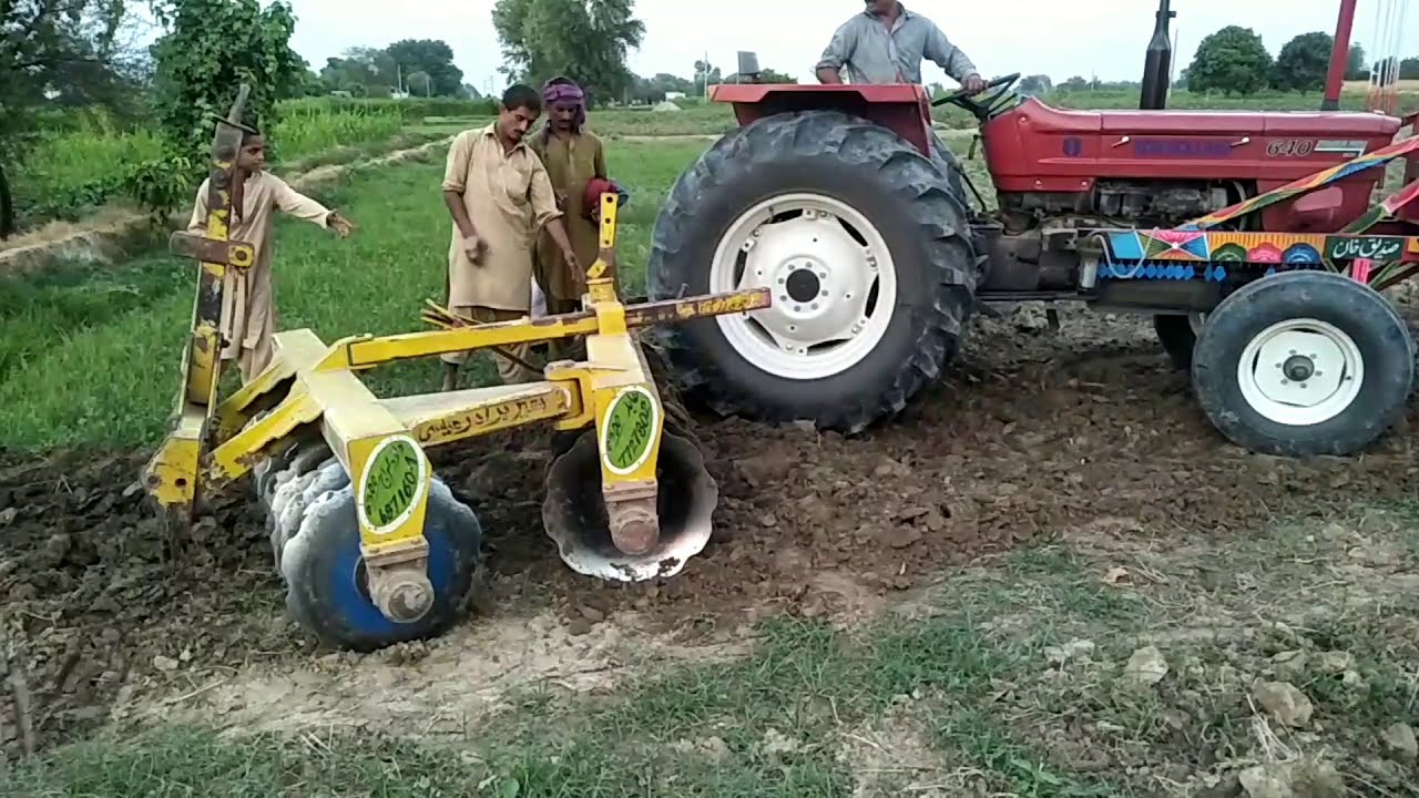 New Holland fiat 640 Tractor 75hp with disk shandar test perfomnce with disk closing  saraiki jatts