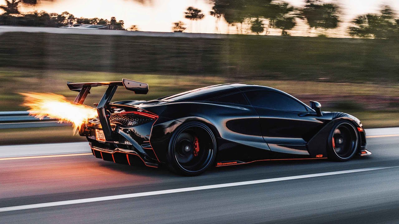 Вечернее пламя с RYFT Widebody McLaren 720S