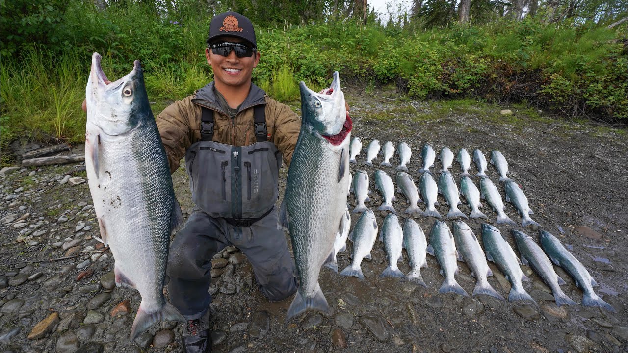 Alaska Kenai River Red Salmon Fishing 2024! (CATCH CLEAN COOK)