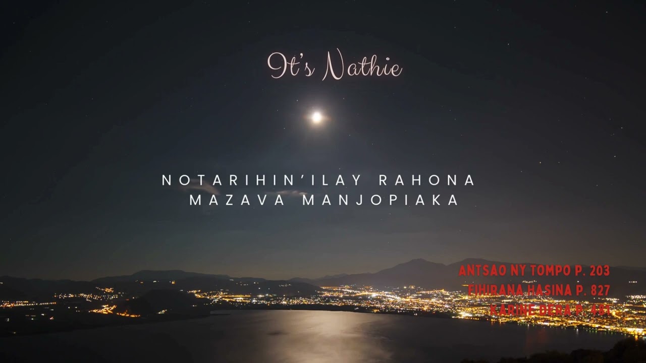 O ry alina tomaratra soa EXULTET (HIRA KATOLIKA) It's Nathie