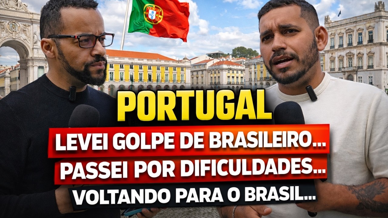 Depois de 5 anos como imigrante, ele está indo EMBORA DE PORTUGAL: Brasileiro voltando para o Brasil