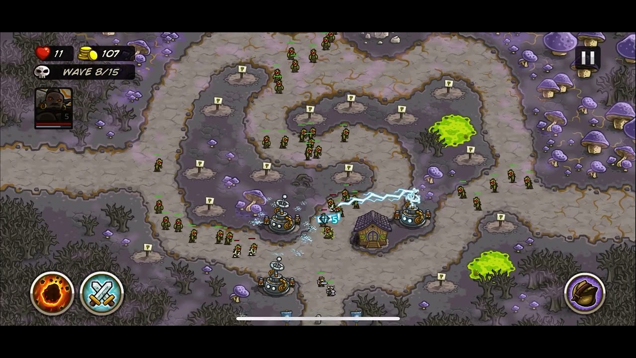 KINGDOM RUSH | FUNGAL FOREST | VETERAN