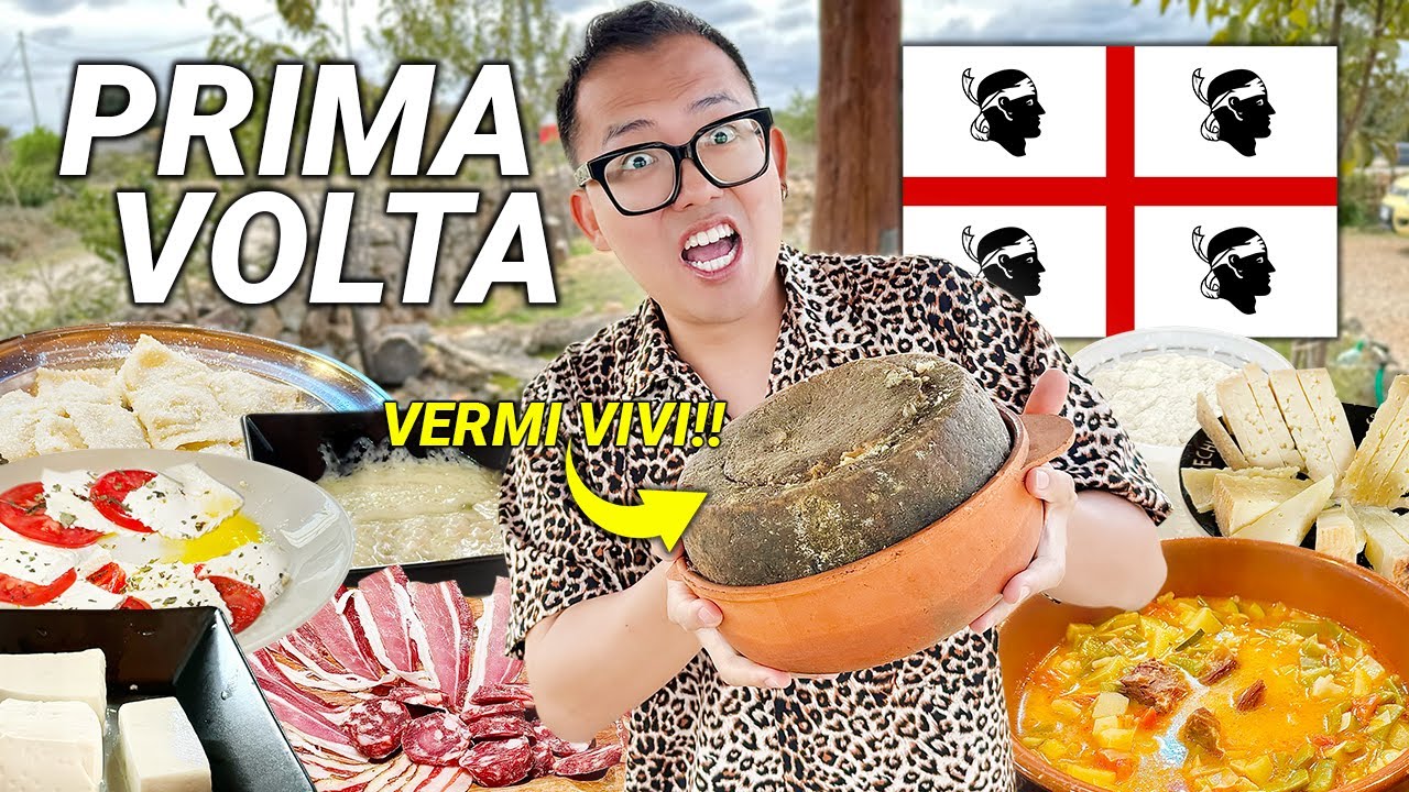 Невероятные блюда на Сардинии!!🇮🇹 Сыр с живыми личинками и Минестроне Долголетия!!