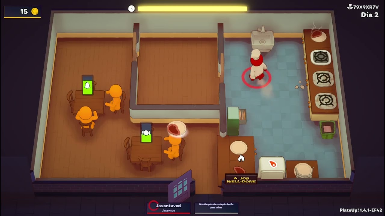 viciando PlateUp xq pinto
