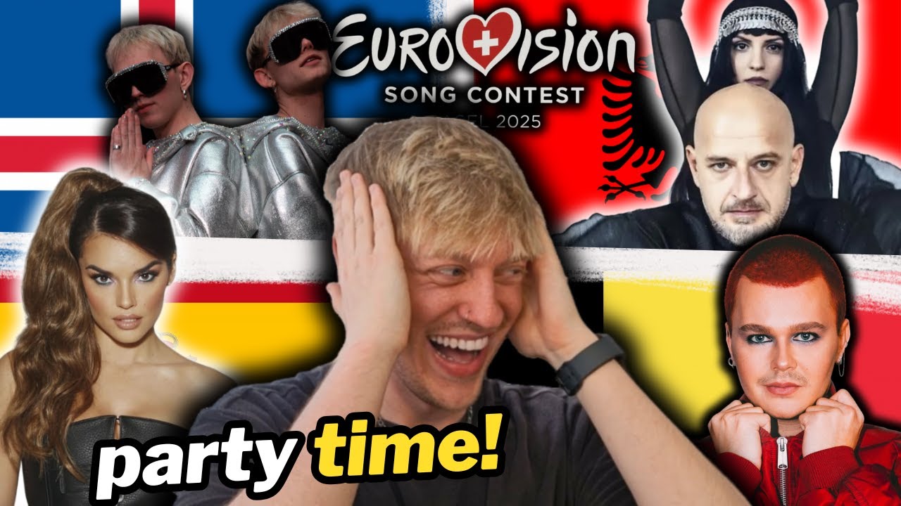 i was NOT ready.... SPAIN, ALBANIA, ICELAND, & BELGIUM - EUROVISION 2025 REACTION