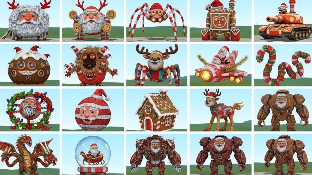 NEW  GOO GOO GAGA OMNIDROID vs GOO GOO GAGA MEME TEAM Phase XVII  in Garry's Mod!