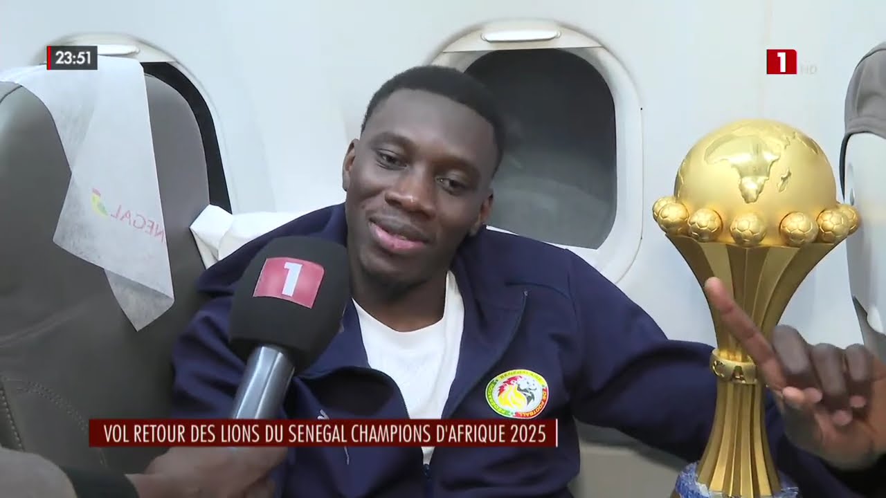 CAN 2025 : Vol Retour des Lions du Sénégal, Champions d’Afrique - JEUDI 22 JANVIER 2026