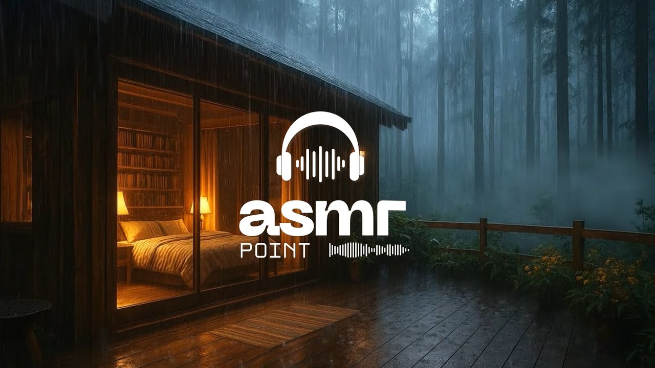 ASMR Heavy Rain Sounds - Relaxing Rain White Noise
