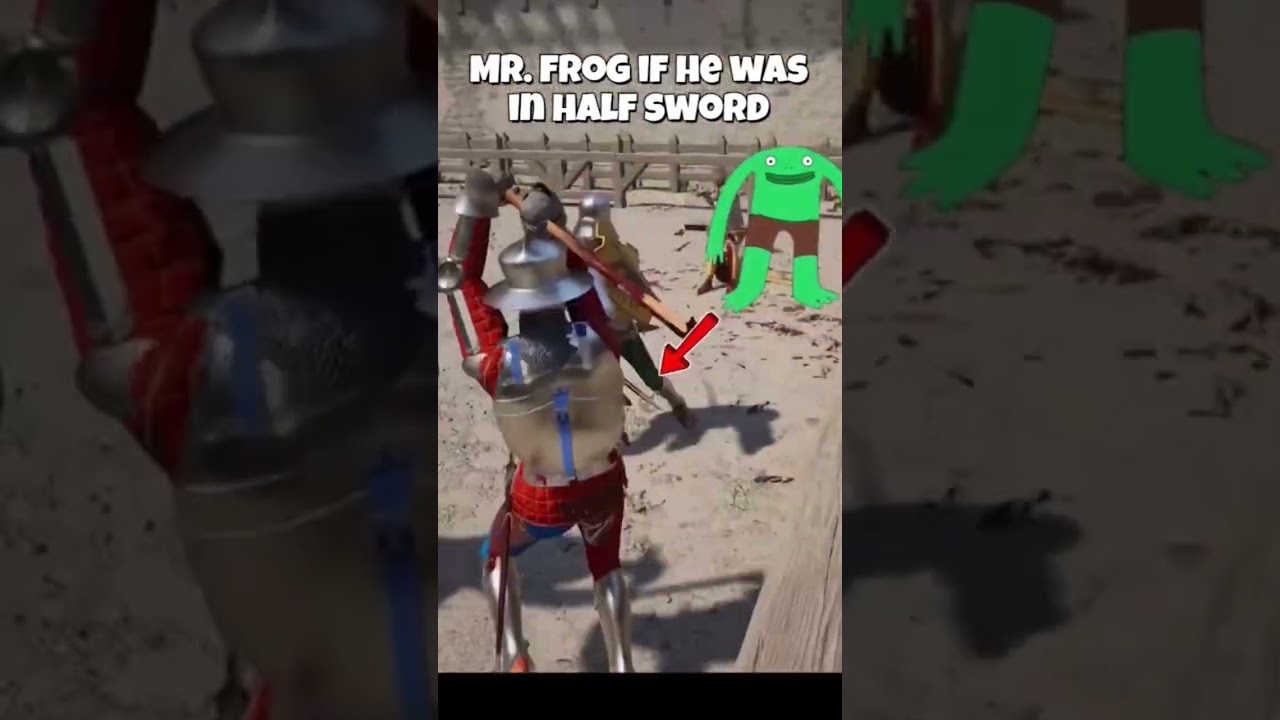 Mr. Frog enjoys the hammer 