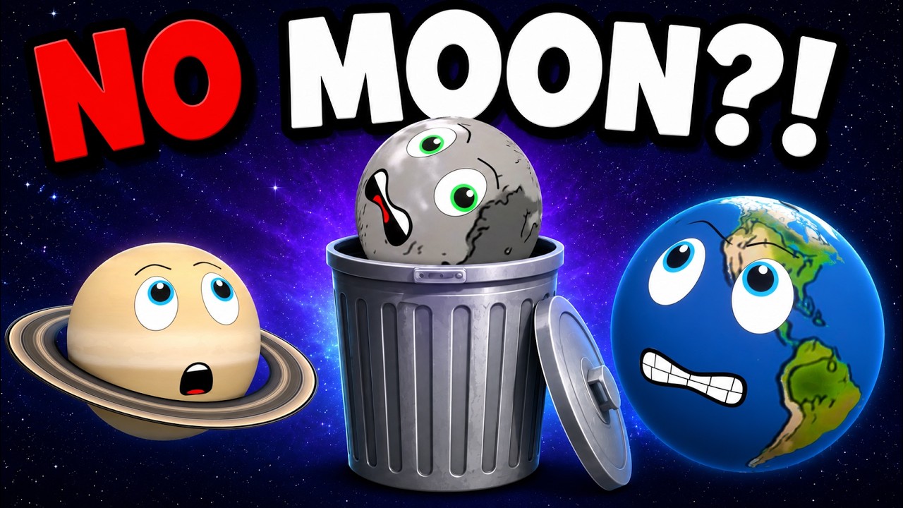 What if the Moon Disappeared, for kids? | If The Moon Went Away | Solar System Planets