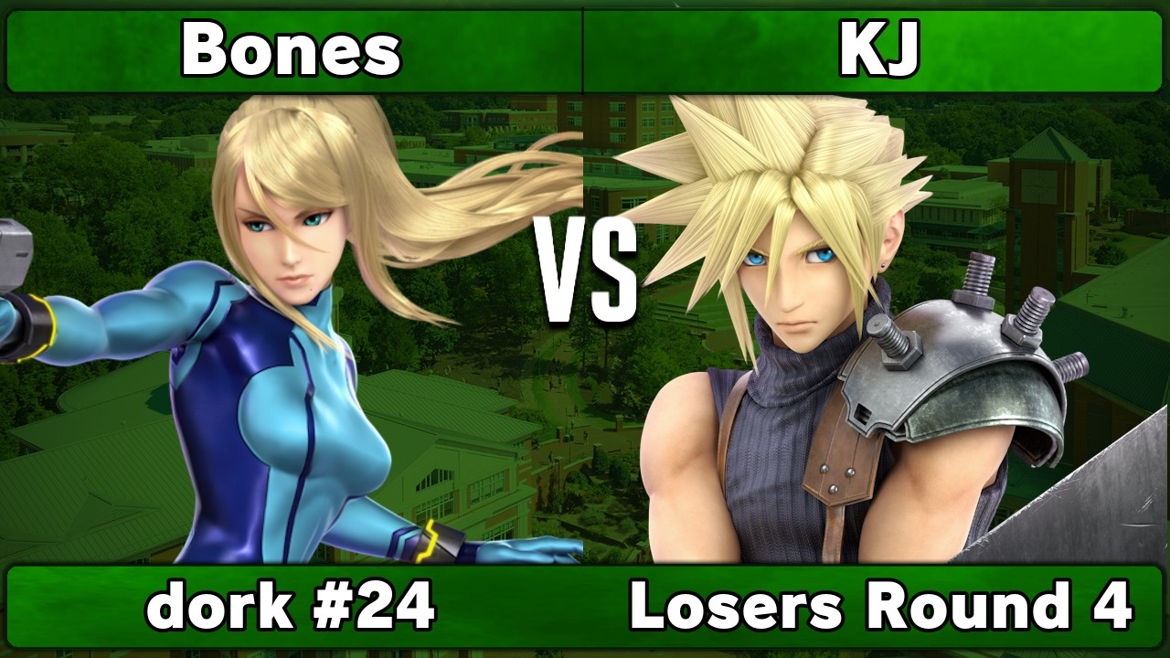 Bones (Zero Suit Samus) vs KJ (Cloud) | Losers Round 4 | dork biweekly #24