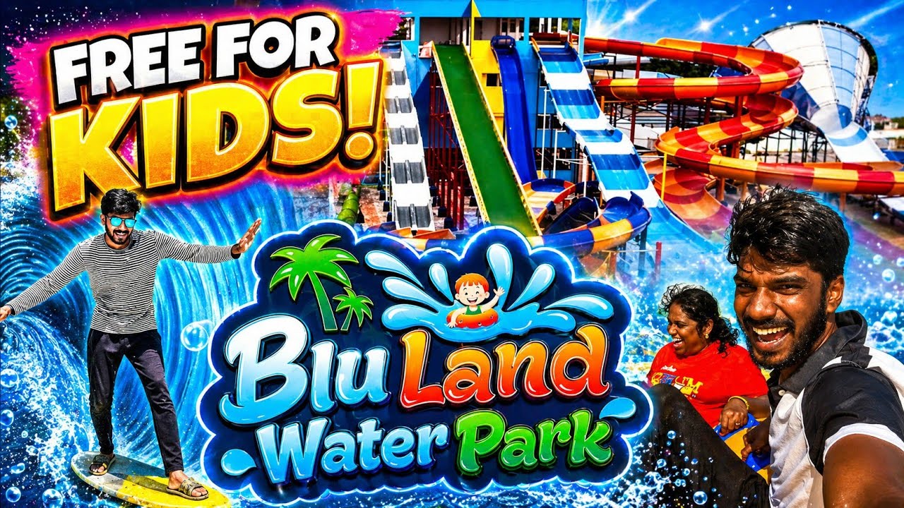 BluLand Water Park Tirupati | Best Water Park For Summer | Free For Kids | Tamil | Viper SJ