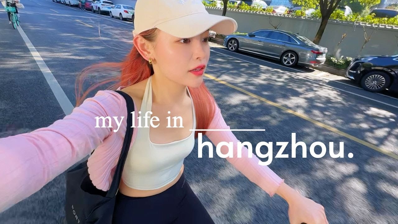 life in hangzhou 🍃 west lake, local food 🥢 chill days, pretty cafes (vlogging in chinese 👀)