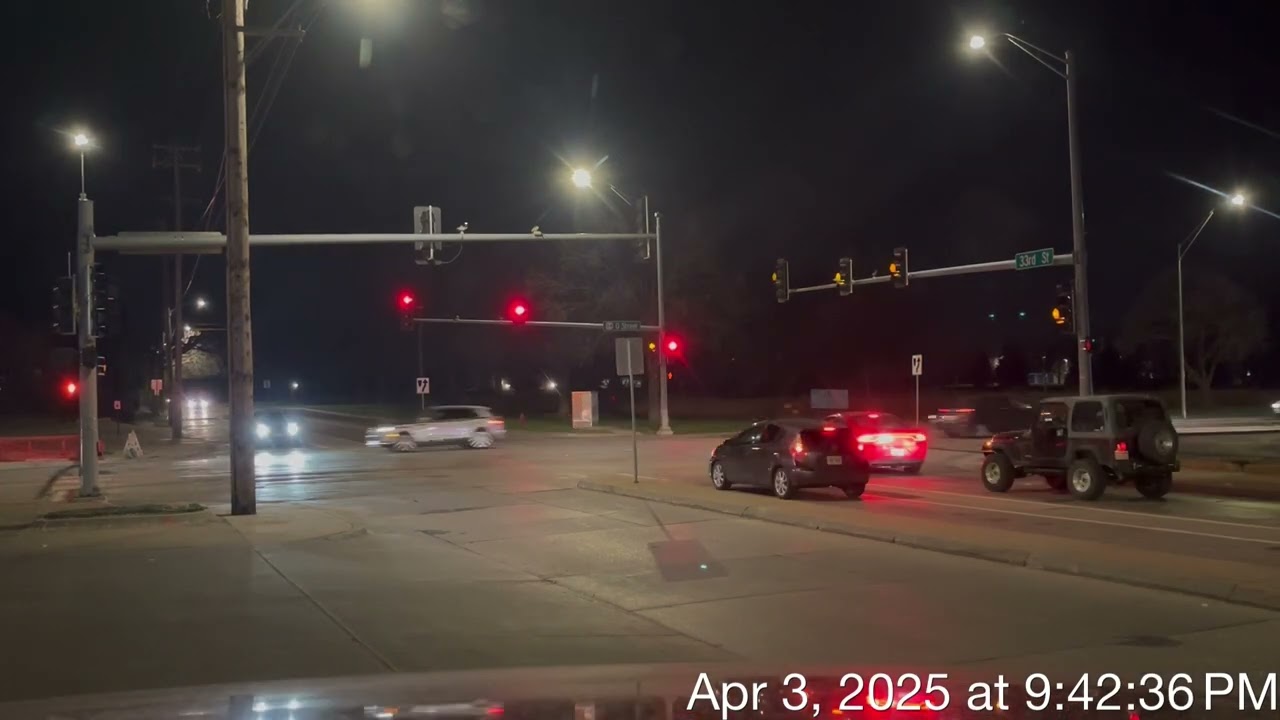 Red-Light Runners @ 33rd & O St. (April 3, 2025)